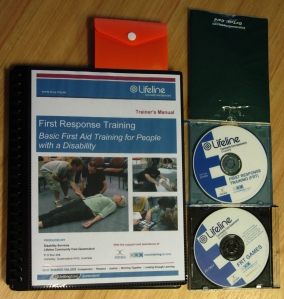 Example of Training Manual cover and contents