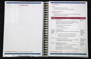Example of Training Manual for printing